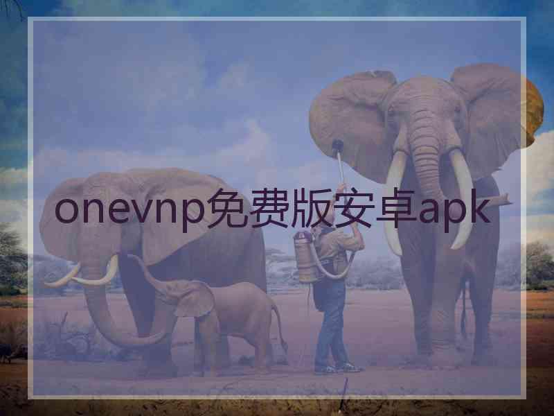 onevnp免费版安卓apk