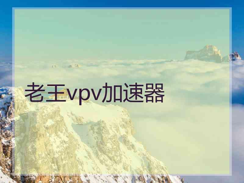 老王vpv加速器