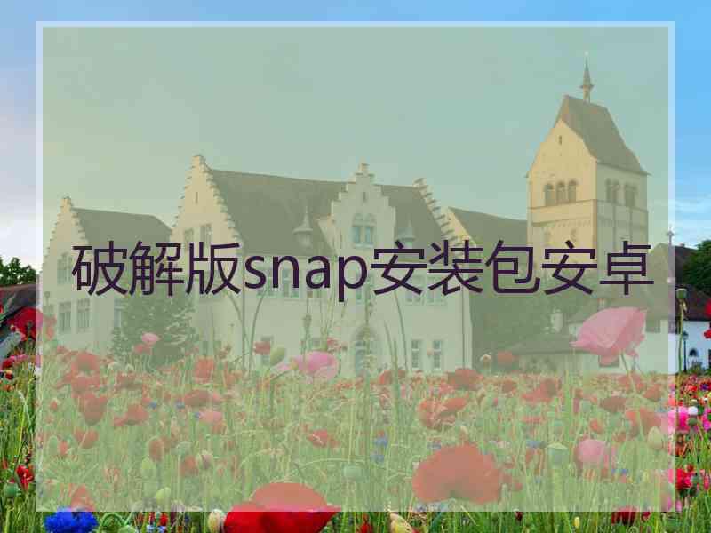 破解版snap安装包安卓