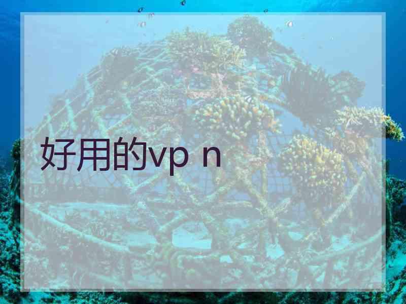 好用的vp n