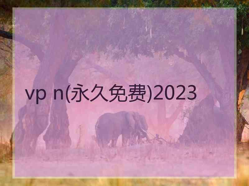 vp n(永久免费)2023