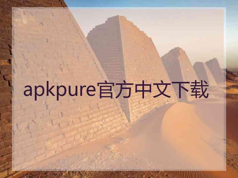 apkpure官方中文下载