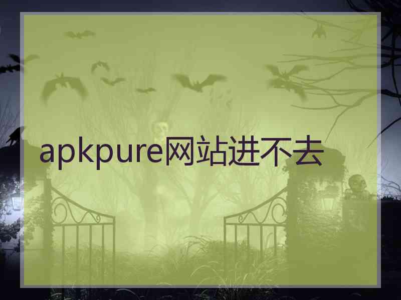 apkpure网站进不去