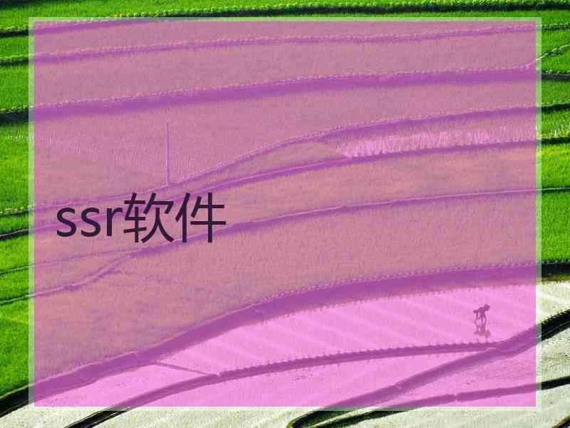 ssr软件