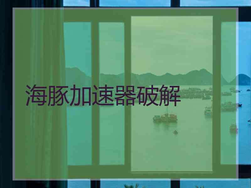 海豚加速器破解