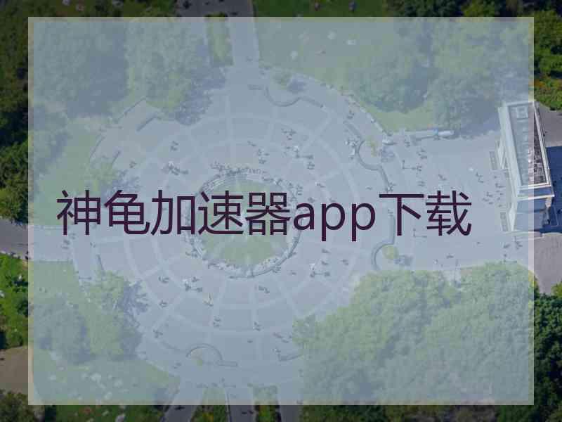 神龟加速器app下载