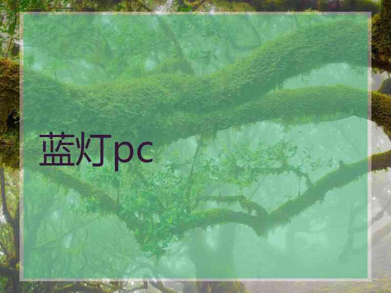 蓝灯pc