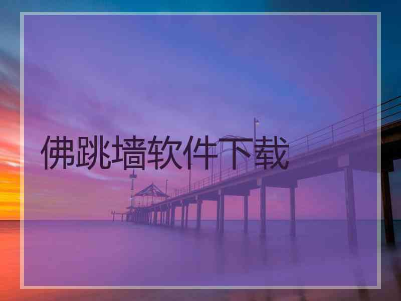 佛跳墙软件下载