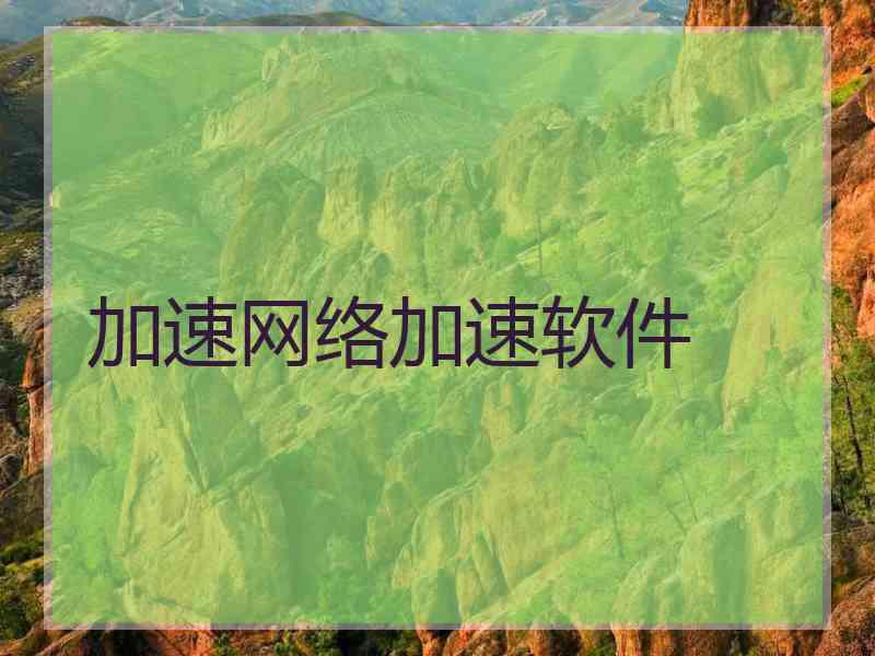 加速网络加速软件