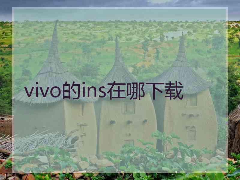 vivo的ins在哪下载