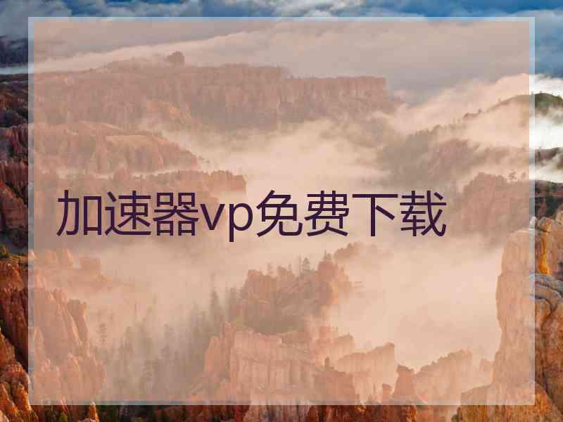 加速器vp免费下载