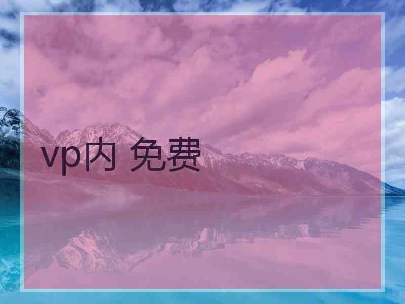 vp内 免费