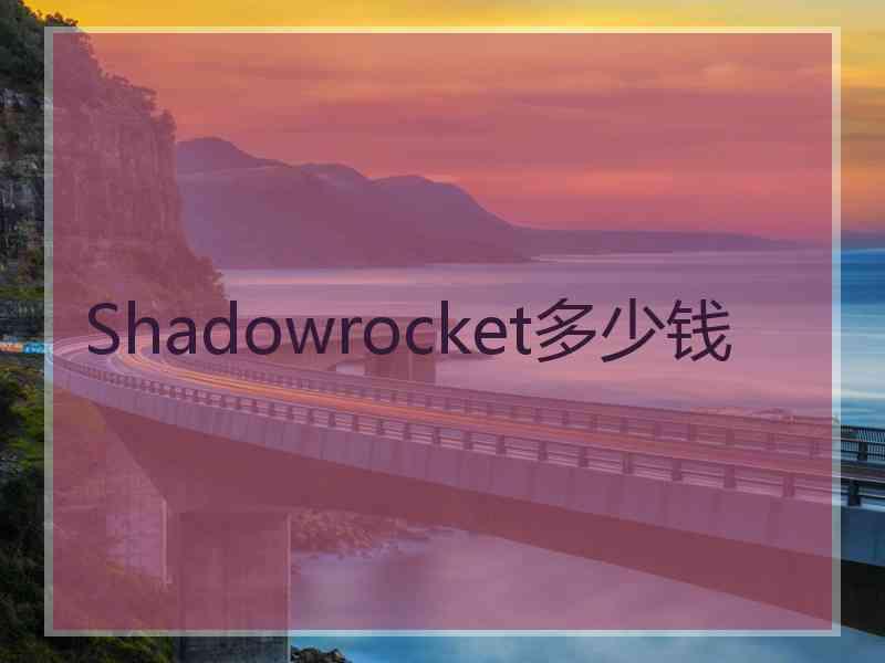 Shadowrocket多少钱