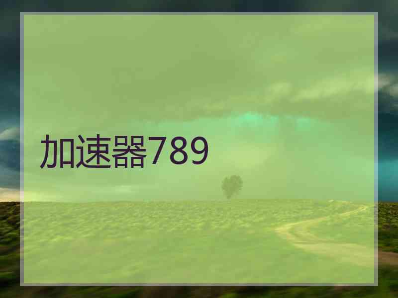 加速器789