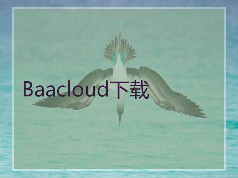 Baacloud下载