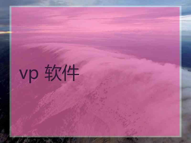 vp 软件