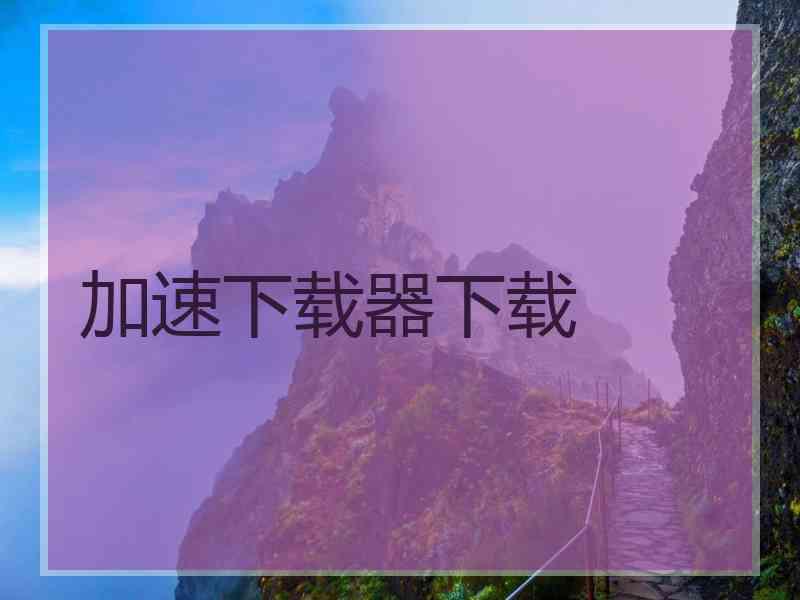 加速下载器下载