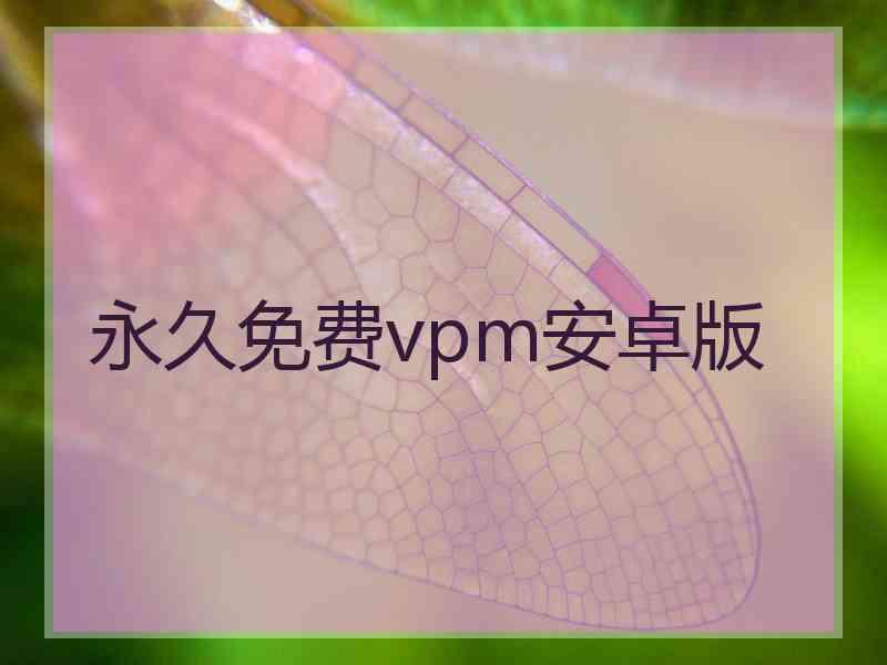 永久免费vpm安卓版