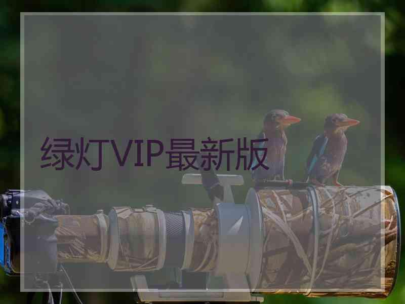 绿灯VIP最新版